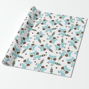 Regalo Papel de envolvimiento de mapache
