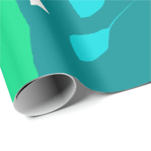 Regalo Papel de envolvimiento de mar esmeralda