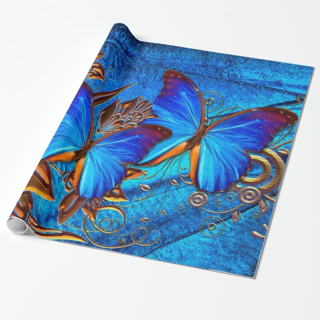 Regalo Papel de envolvimiento de mariposa Art 35 (Desenrollado)