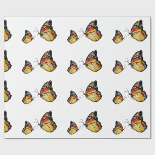 Regalo Papel de envolvimiento de mariposas Art Matte, 30