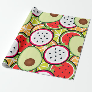Regalo Papel de envolvimiento de mezcla de frutas