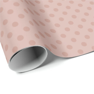 Regalo Papel de envolvimiento de micro puntos para taupe/