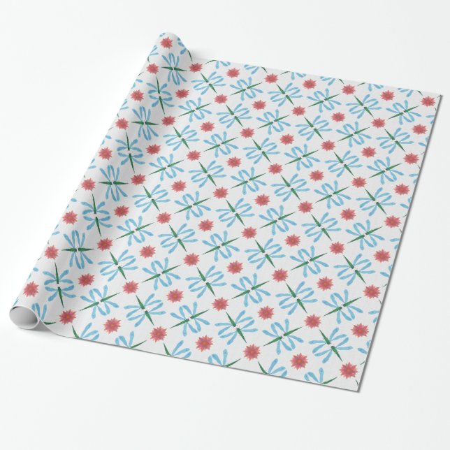 Regalo Papel de envolvimiento de moda: lirios de agua y l (Desenrollado)
