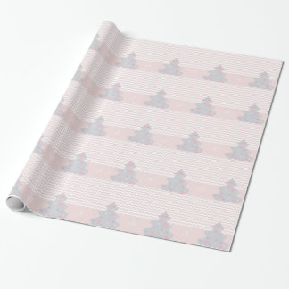 Regalo Papel de envolvimiento de monograma de vacaciones