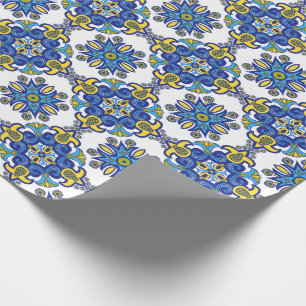 Regalo Papel de envolvimiento de mosaicos de Talavera