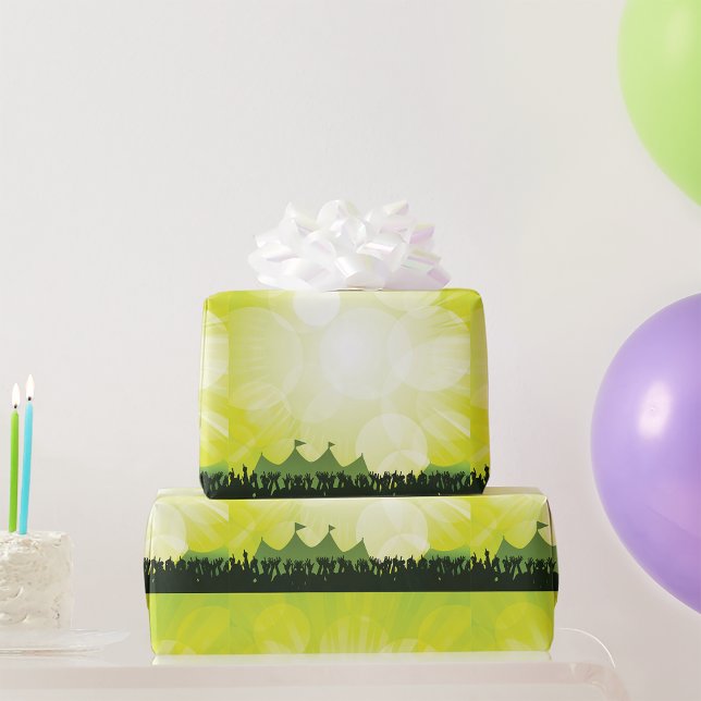 Regalo Papel de envolvimiento de multitudes de Festival (Subido por el creador)