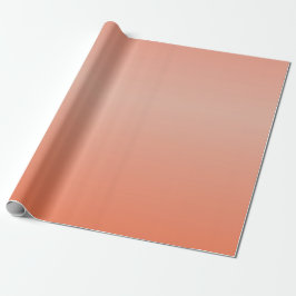 Regalo Papel de envolvimiento de Naranja con tiras