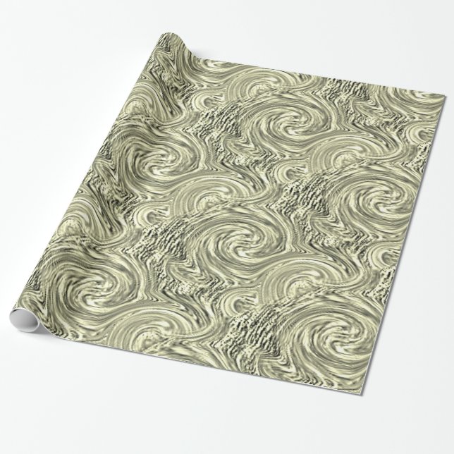 Regalo Papel de envolvimiento de nata (Desenrollado)