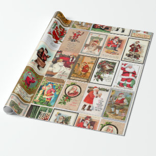 Regalo Papel de envolvimiento de Navidades de Santa