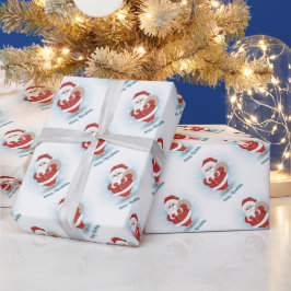 Regalo Papel de envolvimiento de Navidades de Santa