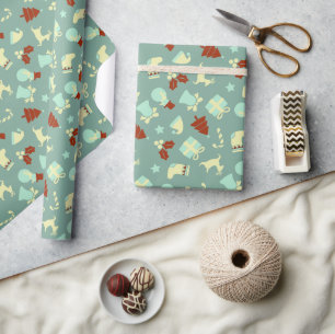 Regalo Papel de envolvimiento de Navidades ecológicos