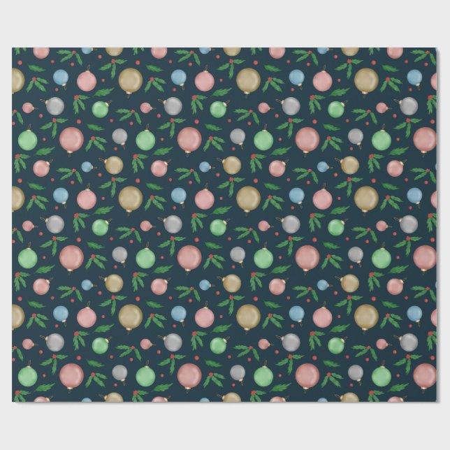 Regalo Papel de envolvimiento de Navidades festivos (Superficie plana)