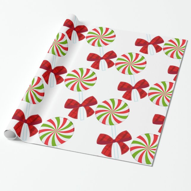 Regalo Papel de envolvimiento de Navidades personalizados (Desenrollado)