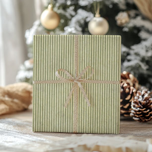 Regalo Papel de envolvimiento de Navidades verdes tradici