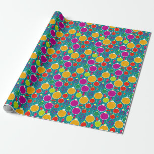 Regalo Papel de envolvimiento de ornamentos brillante