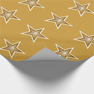 Regalo Papel de envolvimiento de oro impreso por Gold Sta