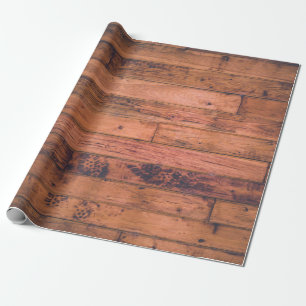 Regalo Papel de envolvimiento de paleta de madera