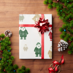 Regalo Papel de envolvimiento de Papá Noel   Festividad