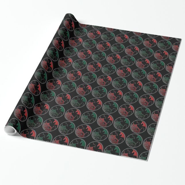 Regalo Papel de envolvimiento de papel nativo de Navidade (Desenrollado)