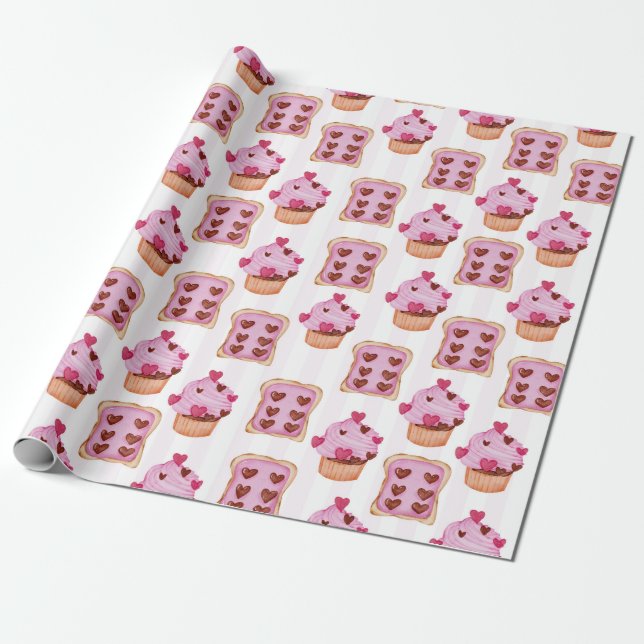 Regalo Papel de envolvimiento de pastas (Desenrollado)