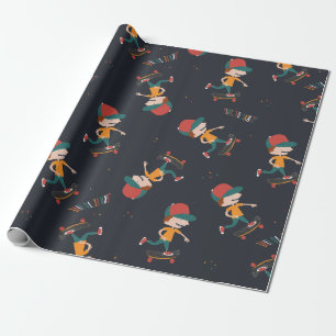 Regalo Papel de envolvimiento de patinaje