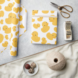 Regalo Papel de envolvimiento de pato amarillo