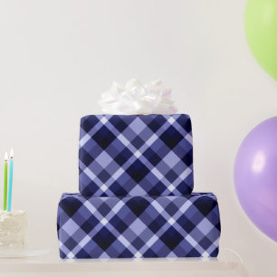 Regalo Papel de envolvimiento de patrón de plástico azul 