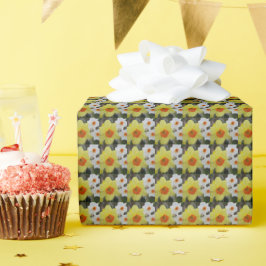 Regalo Papel de envolvimiento de patrón floral primavera 