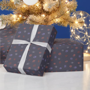 Regalo Papel de envolvimiento de patrones de ojos malvado