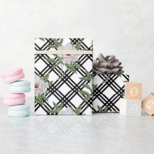 Regalo Papel de envolvimiento de patrones florales vintag