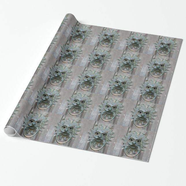 Regalo Papel de envolvimiento de perilla gótica (Desenrollado)