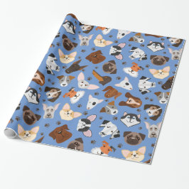 Regalo Papel de envolvimiento de perros