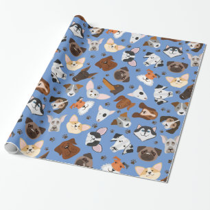 Regalo Papel de envolvimiento de perros