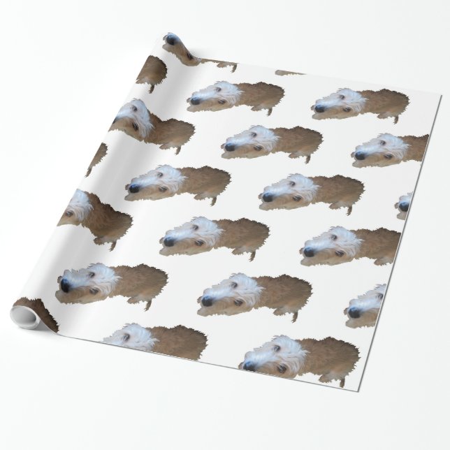 Regalo Papel de envolvimiento de perros deslumbrado (Desenrollado)