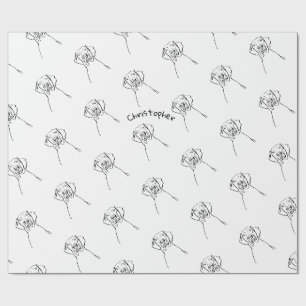 Regalo Papel de envolvimiento de personalizado Weimaraner