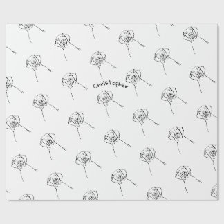 Regalo Papel de envolvimiento de personalizado Weimaraner
