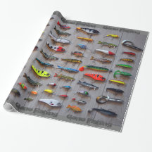 Papel de envolvimiento de pesca con envolver de re