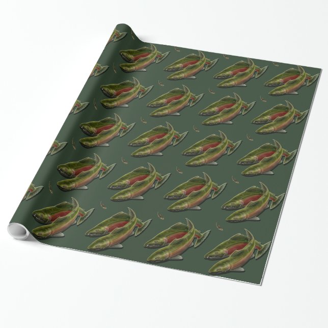 Regalo Papel de envolvimiento de pesca Papel de Navidades (Desenrollado)