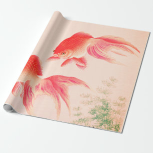 Regalo Papel de envolvimiento de pescado JAPONÉS KOI