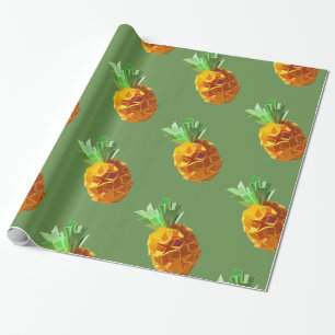 Regalo Papel de envolvimiento de piña de originami
