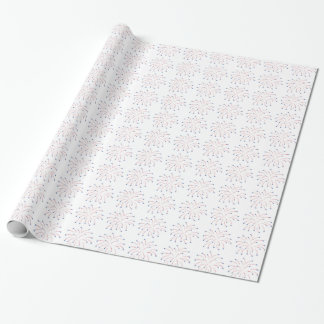 Regalo Papel de envolvimiento de pintura de fuegos artifi