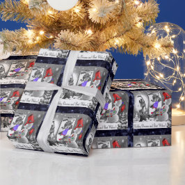 Regalo Papel de envolvimiento de pintura de Snowman