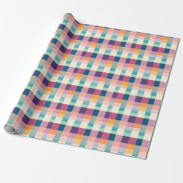 Regalo Papel de envolvimiento de plástico geométrico vibr