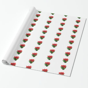 Regalo Papel de envolvimiento de Poinsetta