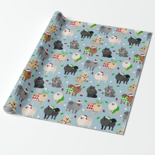 Regalo Papel de envolvimiento de Pomeranian
