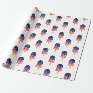 Regalo Papel de envolvimiento de popsicas cósmicas