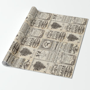 Regalo Papel de envolvimiento de publicidad navideña vin