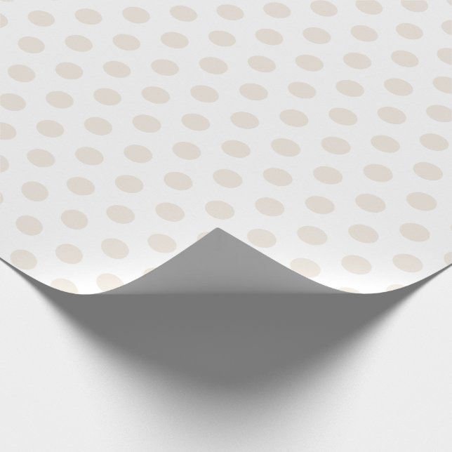 Regalo Papel de envolvimiento de puntos de polka para beb (Esquina)