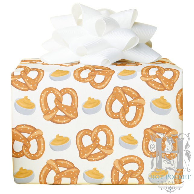 Regalo Papel de envolvimiento de queso y pretzels (Subido por el creador)