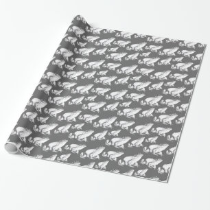 Regalo Papel de envolvimiento de rana toro Papel de envol